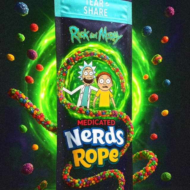 Rick and Morty – Medicated Nerds Rope (600mg)